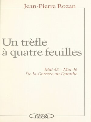 cover image of Un trèfle à quatre feuilles